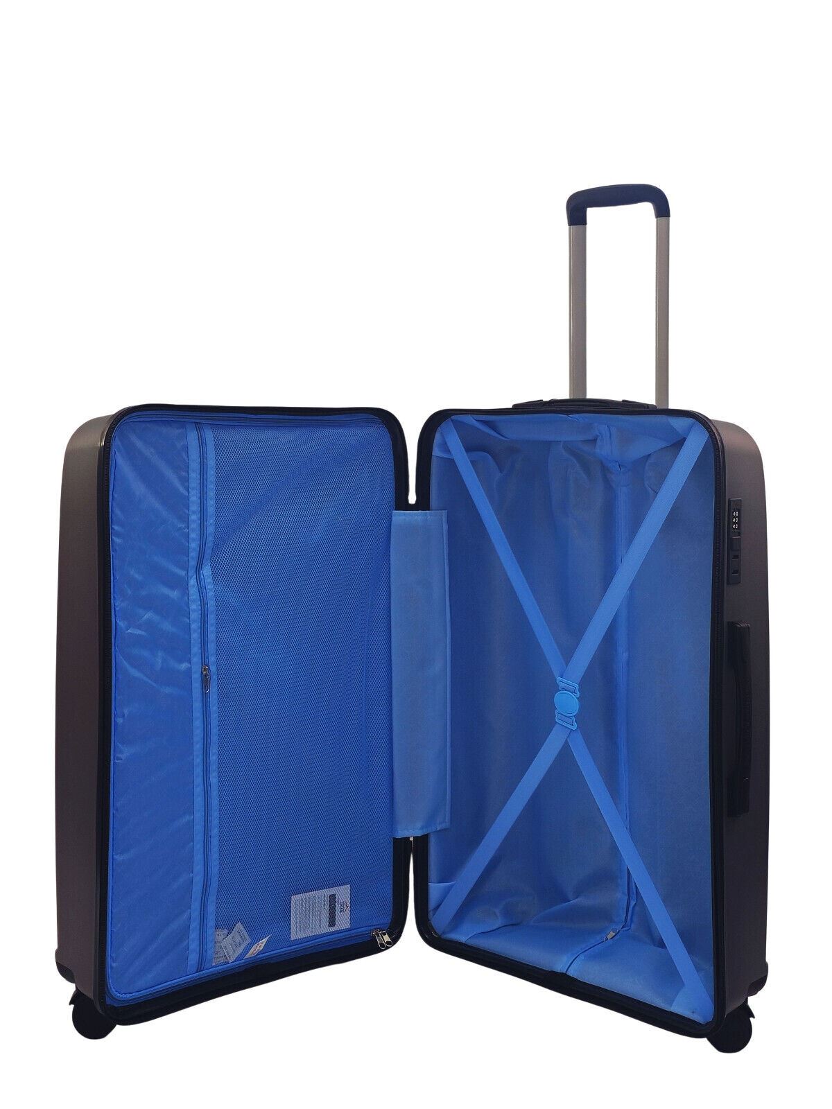 Abbeville Large Hard Shell Suitcase in Grey