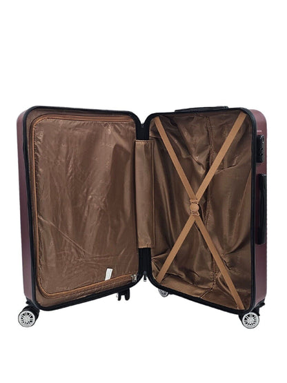 Brookside Medium Hard Shell Suitcase in Burgundy