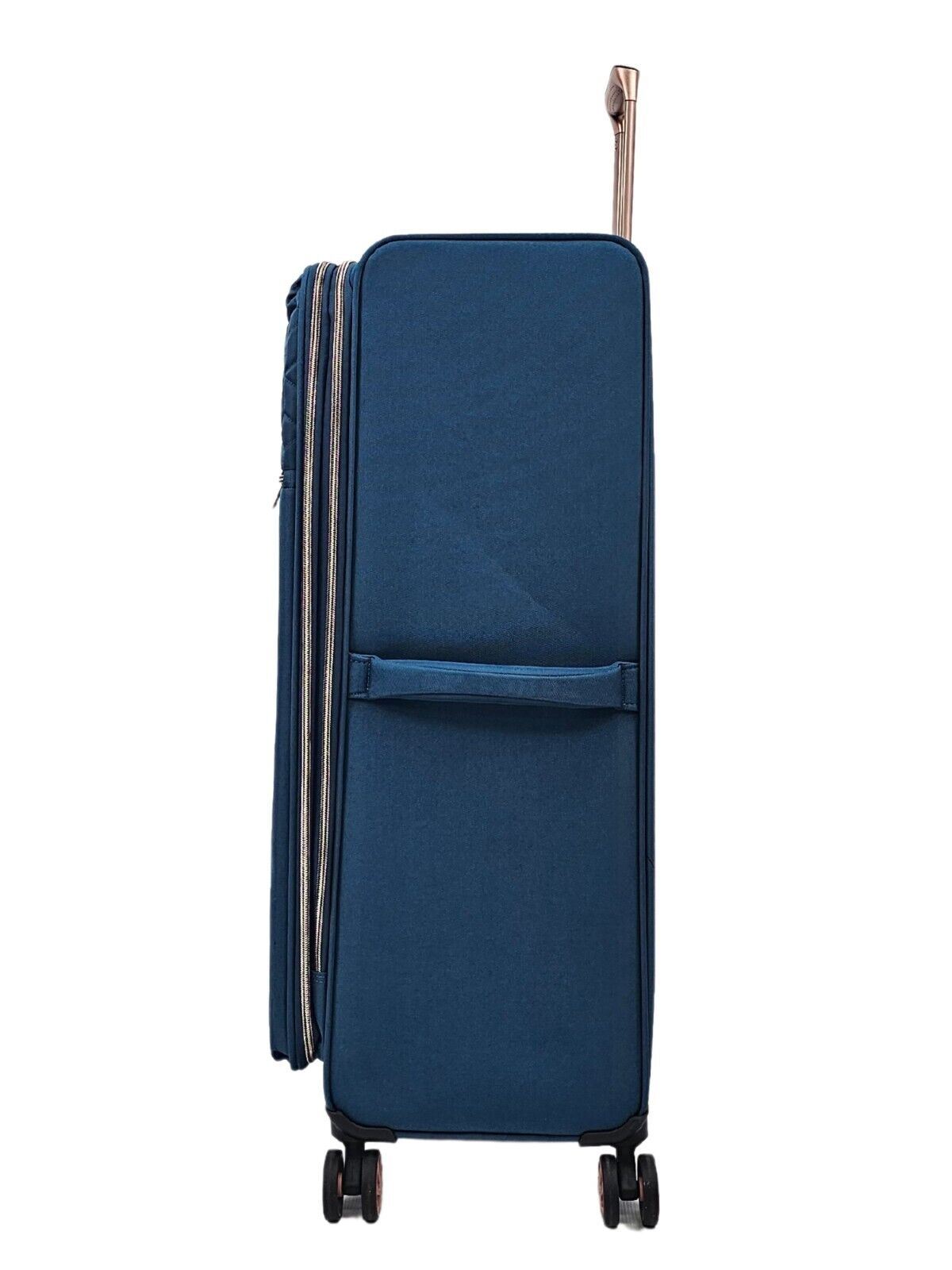 Birmingham Large Soft Shell Suitcase in Teal