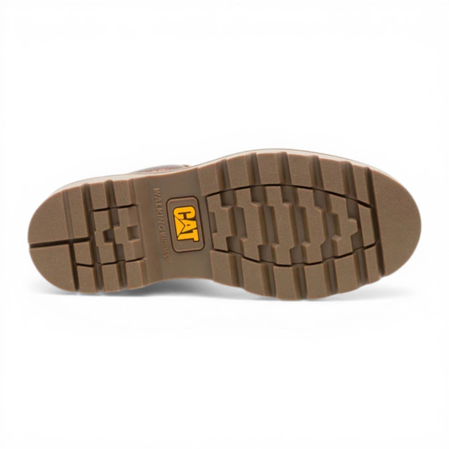 CAT (Caterpillar) Mens Tan Brown Leather Hiking Ankle Boots - Colorado Boat-Mid