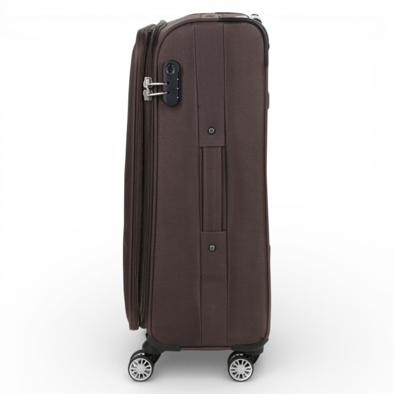 Carrollton Medium Soft Shell Suitcase in Brown