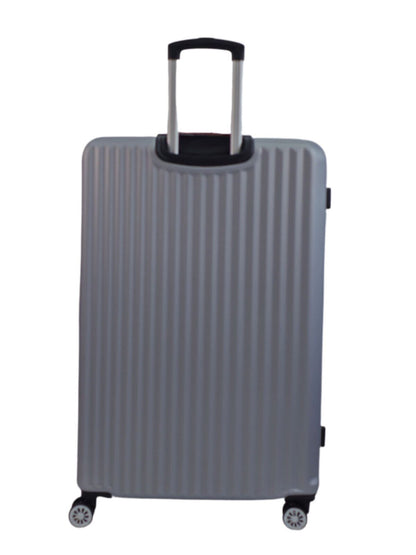 Albertville Extra Large Hard Shell Suitcase in Silver