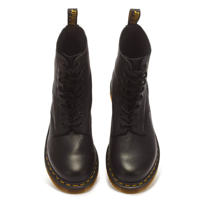 Dr Martens 1460 Pascal Black Soft Leather 8-Eye Combat Boots - 13512006