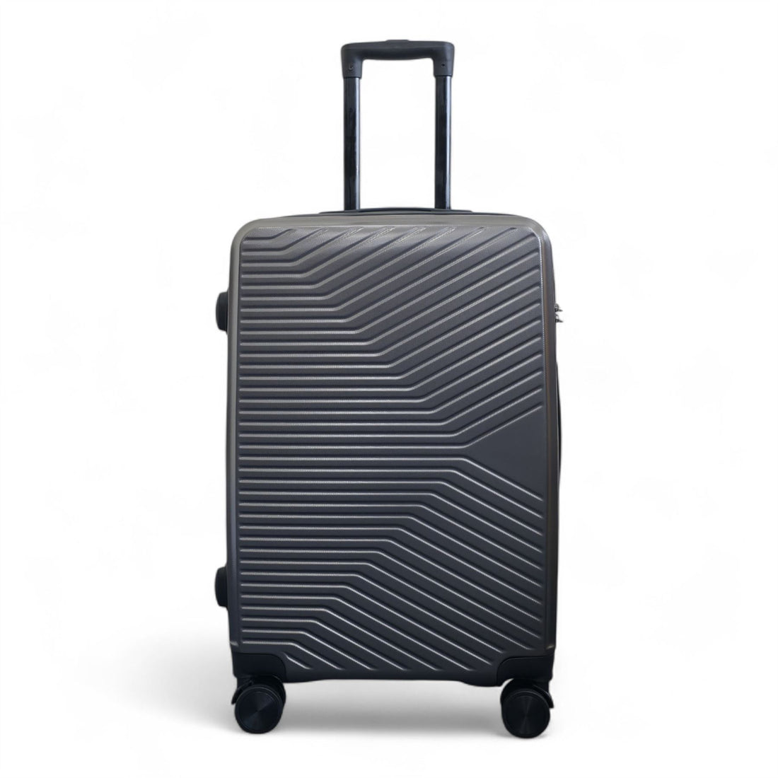 Junee Medium Hard Shell Suitcase in Charcoal Grey
