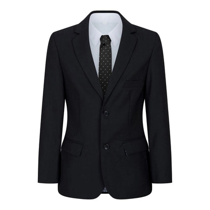 Boys 5 Piece Black Classic Suit