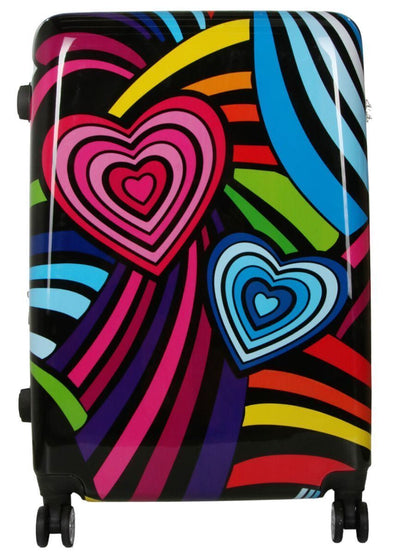 Chelsea Large Hard Shell Suitcase in Hearts