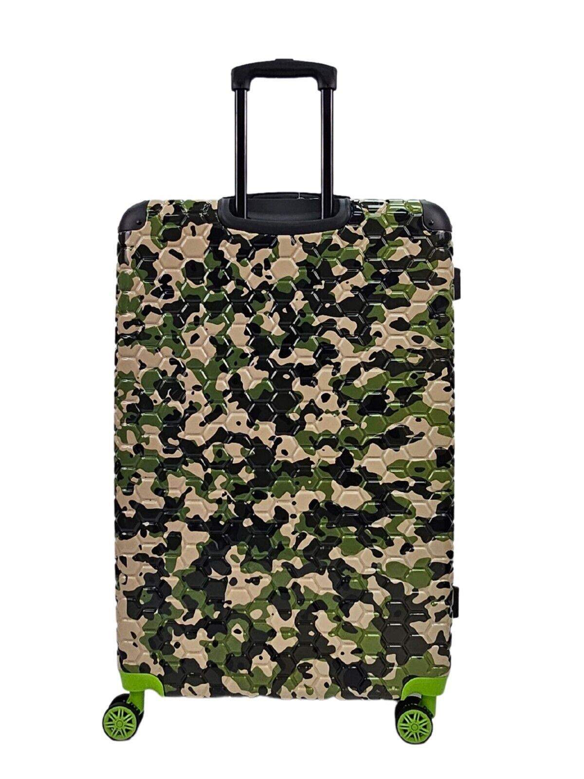 Hardshell Camo Robust ABS Suitcase Set