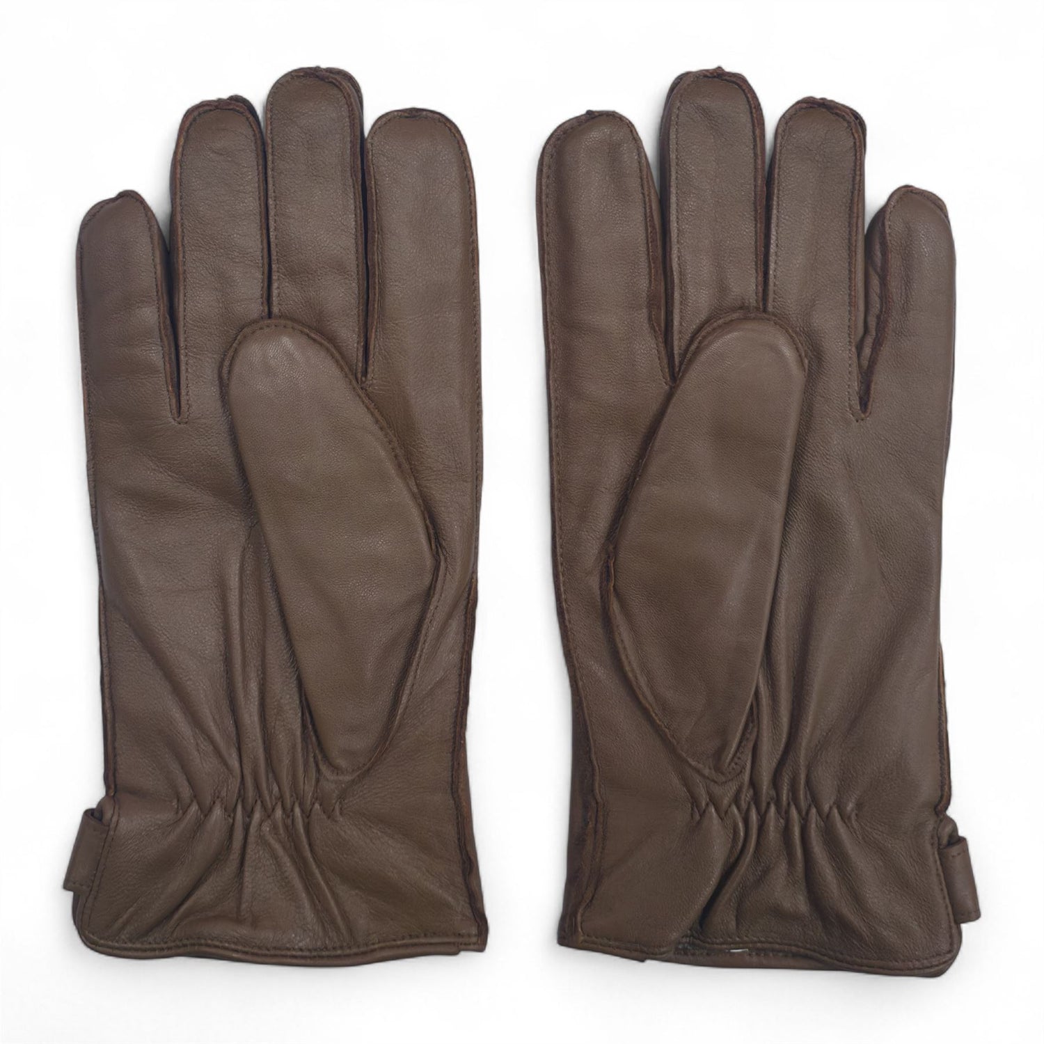 Men’s Italian Leather Warm Wool-Lined Winter Gloves - M-LGV-505