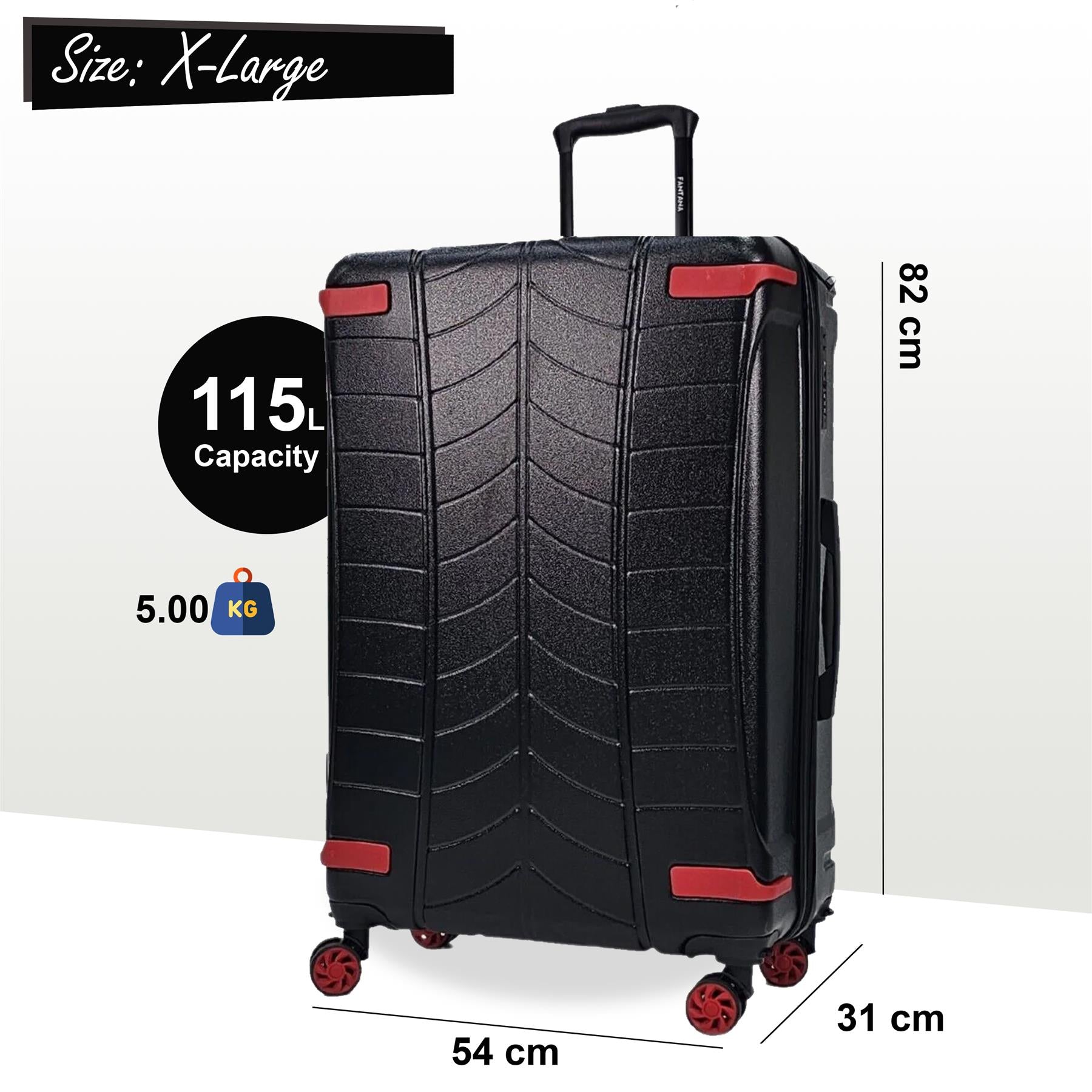 Hard Shell Luggage Travel Suitcase Set