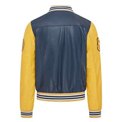 Mens Baseball Leather Letterman Bomber Jacket - Walthamstow