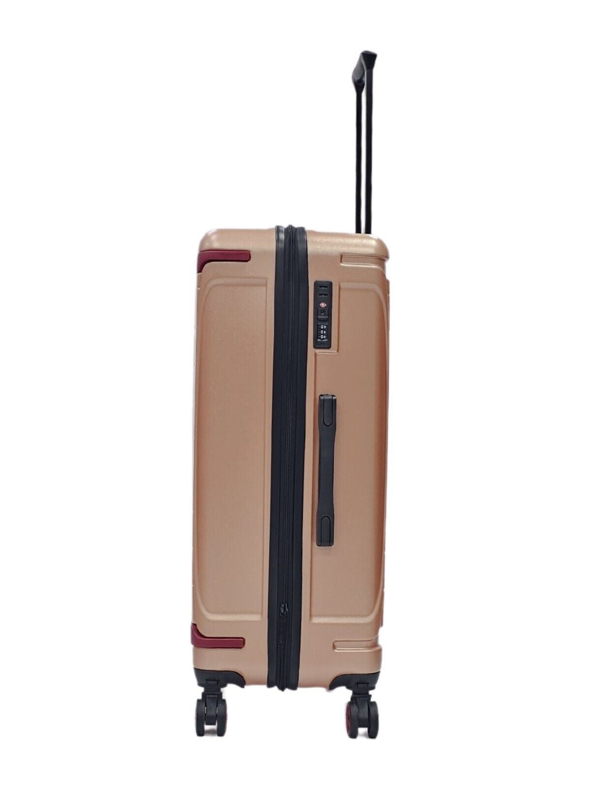 Bynum Large Hard Shell Suitcase in Rose Gold