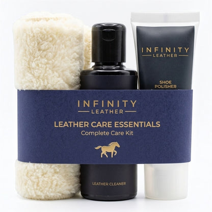 Leather Cleaner, Polish &amp; Glove Smooth Leather Kit