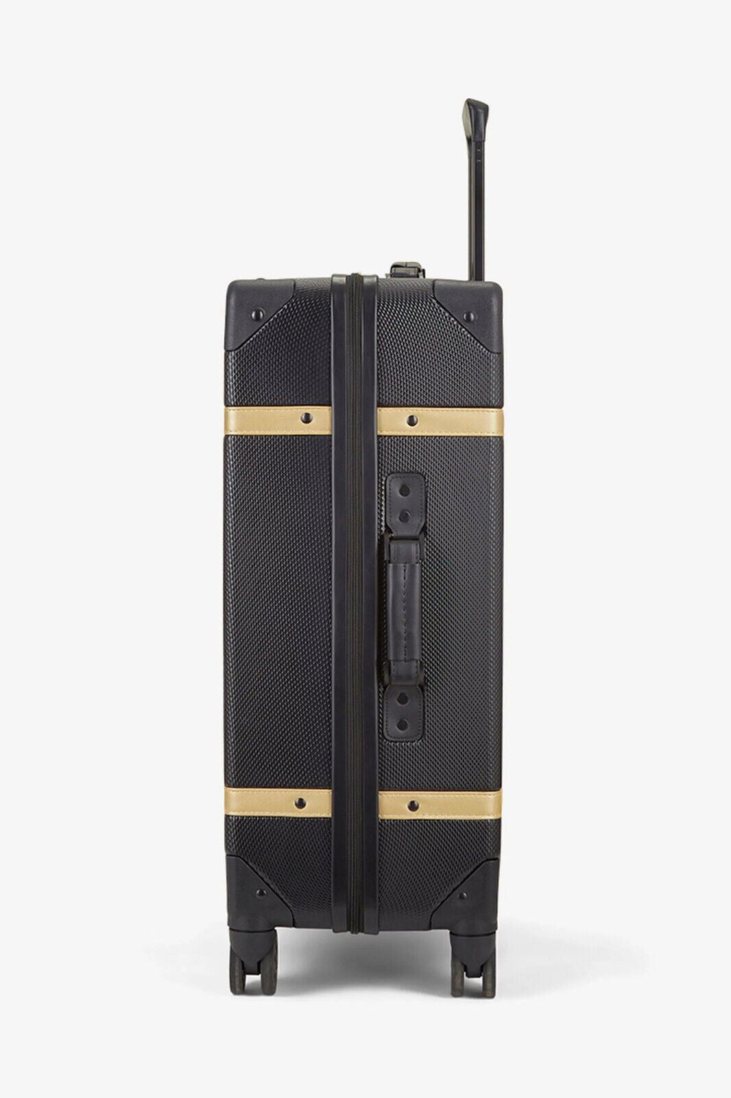 Alexandria Medium Hard Shell Suitcase in Black Gold