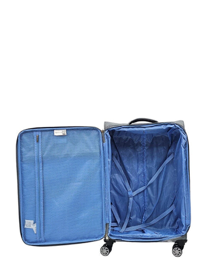 Beaverton Medium Soft Shell Suitcase in Grey