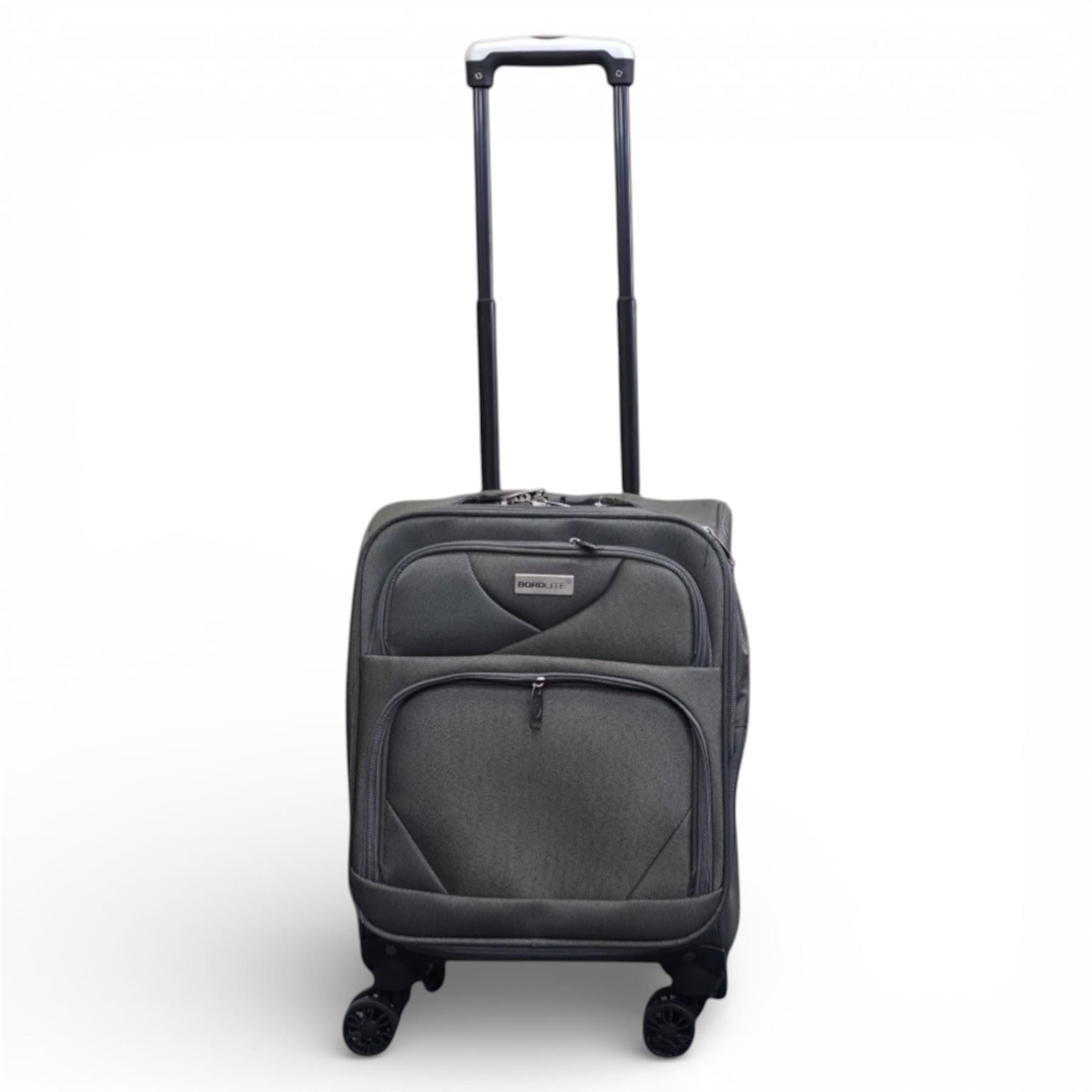 Nagoya Underseat Soft Shell Suitcase in Grey