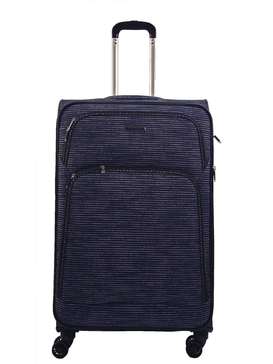 Ashville Large Soft Shell Suitcase in Lines