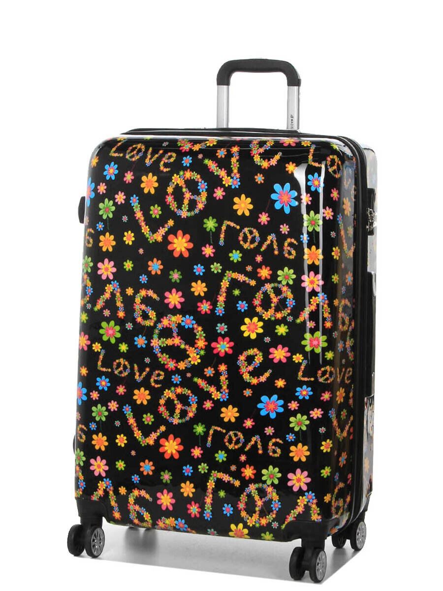 Clanton Large Hard Shell Suitcase in Love