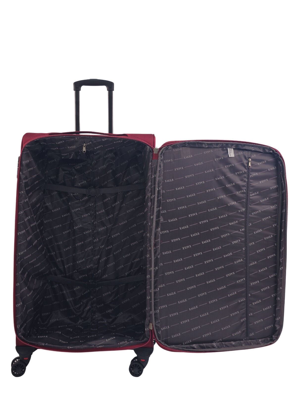 Ashland Large Soft Shell Suitcase in Burgundy