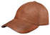 Mens Womens Real Nappa Leather Adjustable Golf Snapback Plain Baseball Cap Hat - Upperclass Fashions 