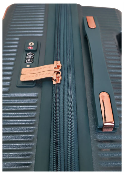 Cowra Cabin Hard Shell Suitcase in Dark Green