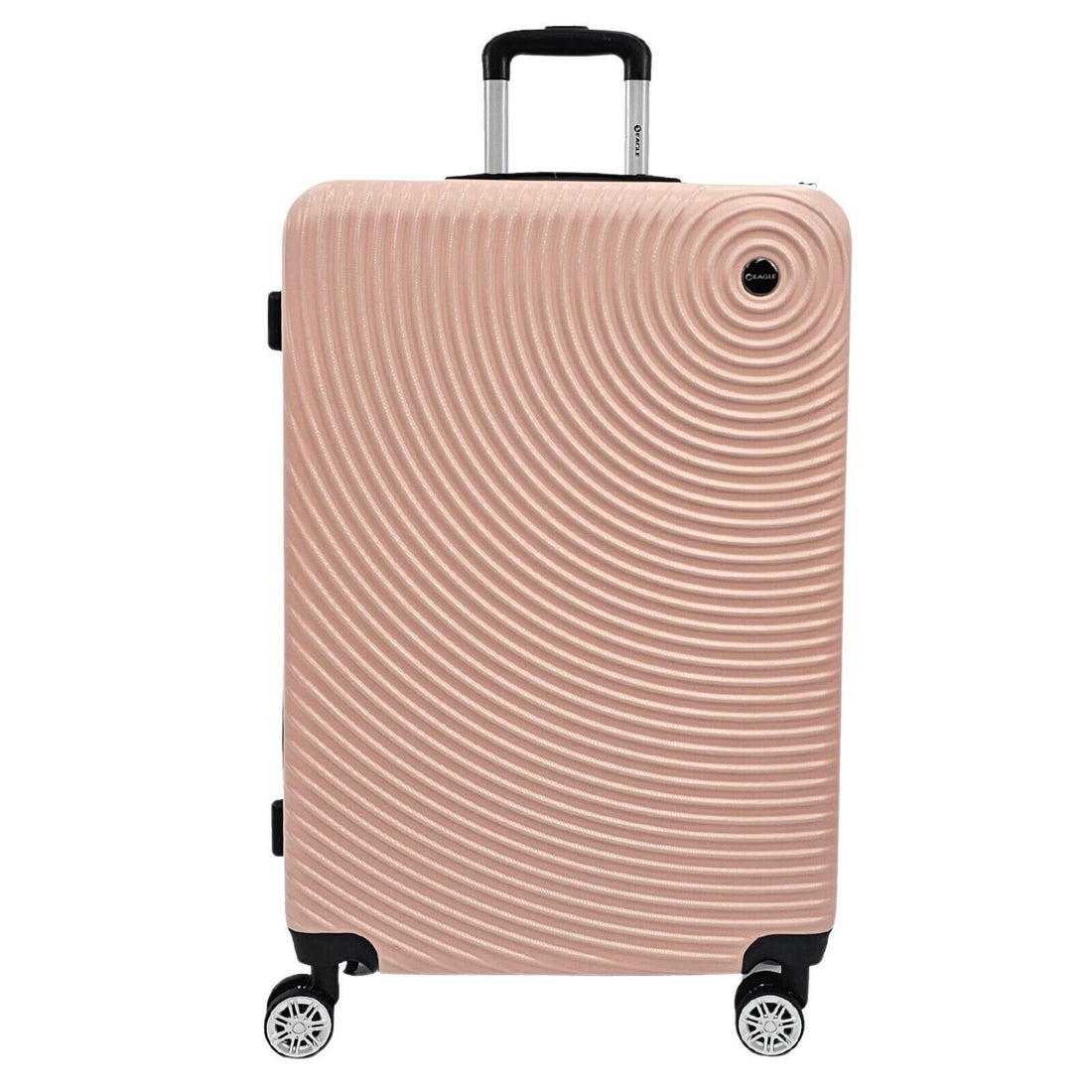 Brookside Extra Large Hard Shell Suitcase in Rose Gold