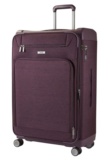 Anniston Large Soft Shell Suitcase in Purple