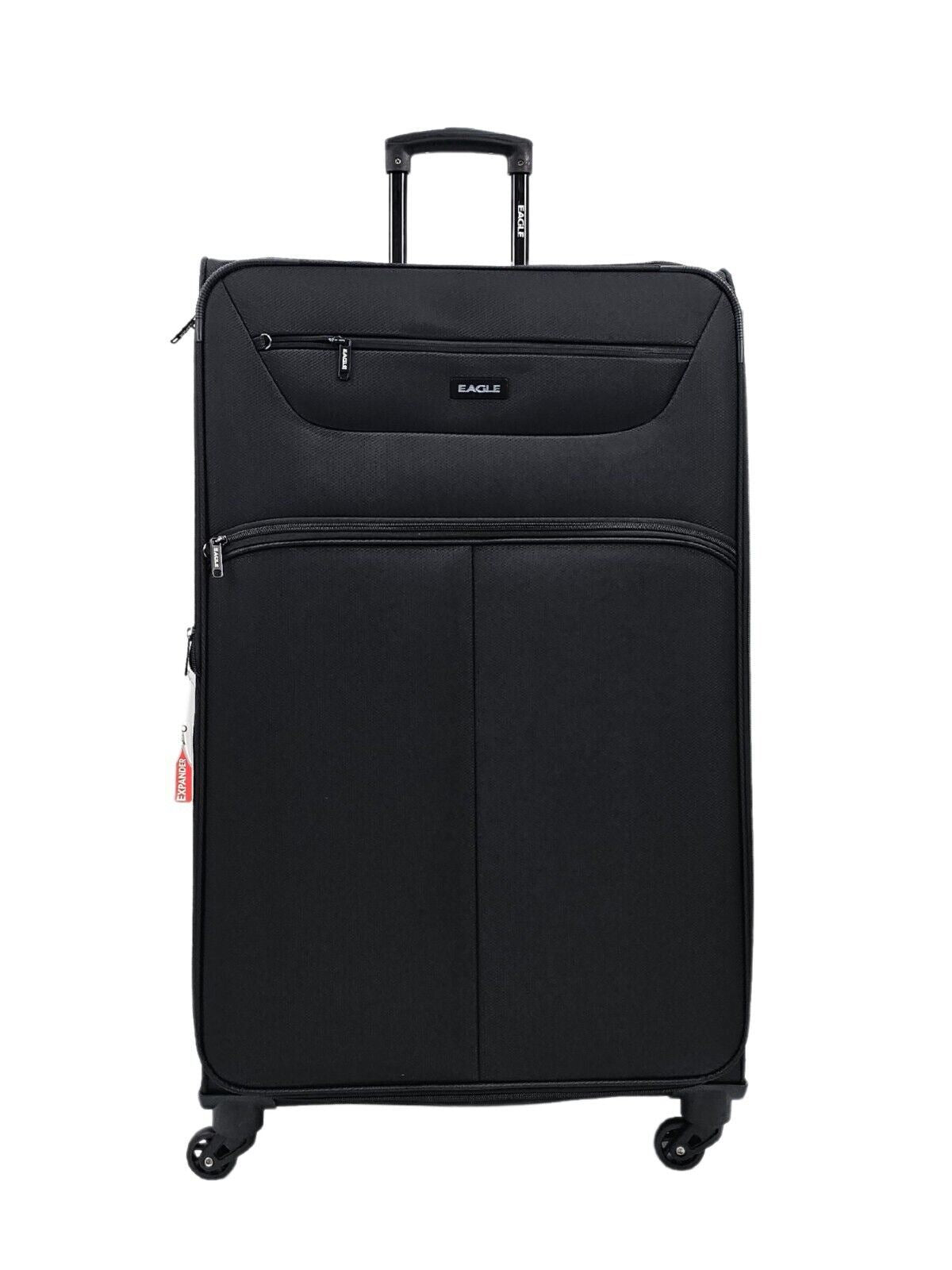 Baileyton Extra Large Soft Shell Suitcase in Black