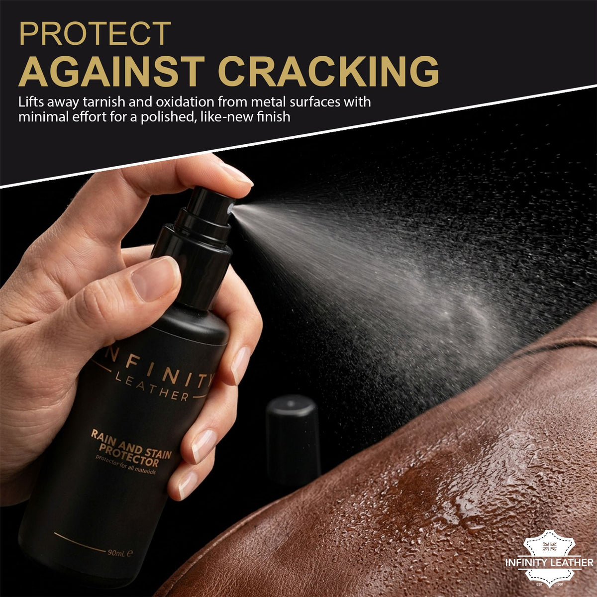Waterproof Rain &amp; Stain Spray for Leather &amp; Suede Protector