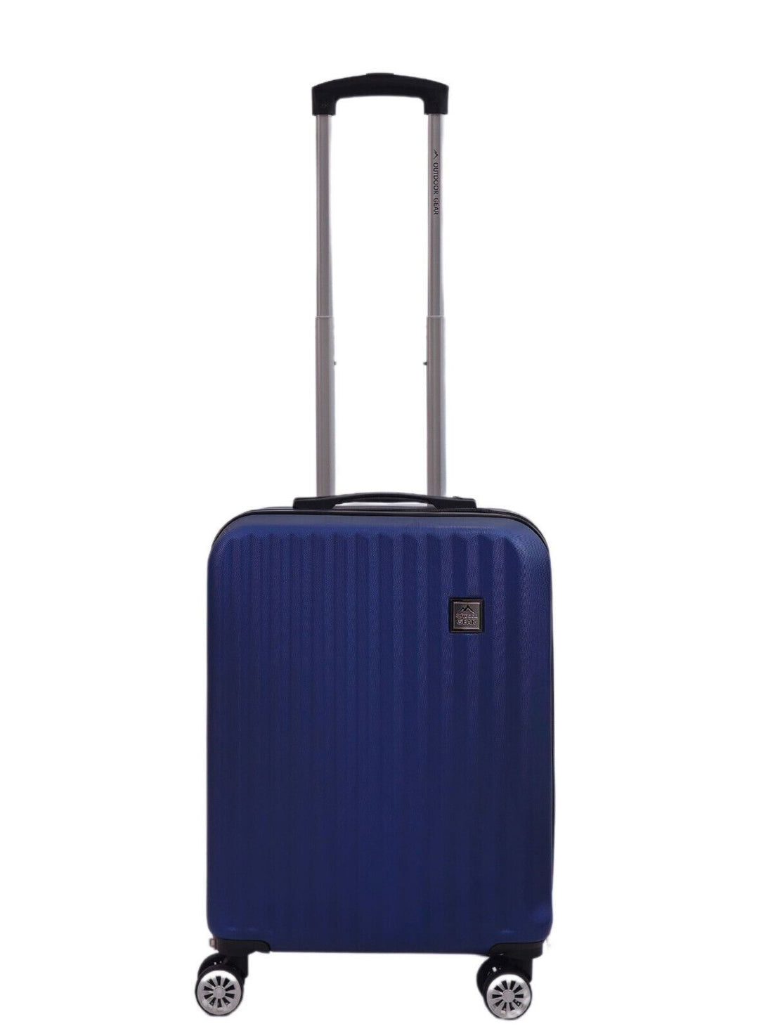 Hard Shell Blue Classic Suitcase 8 Wheel Luggage Bag