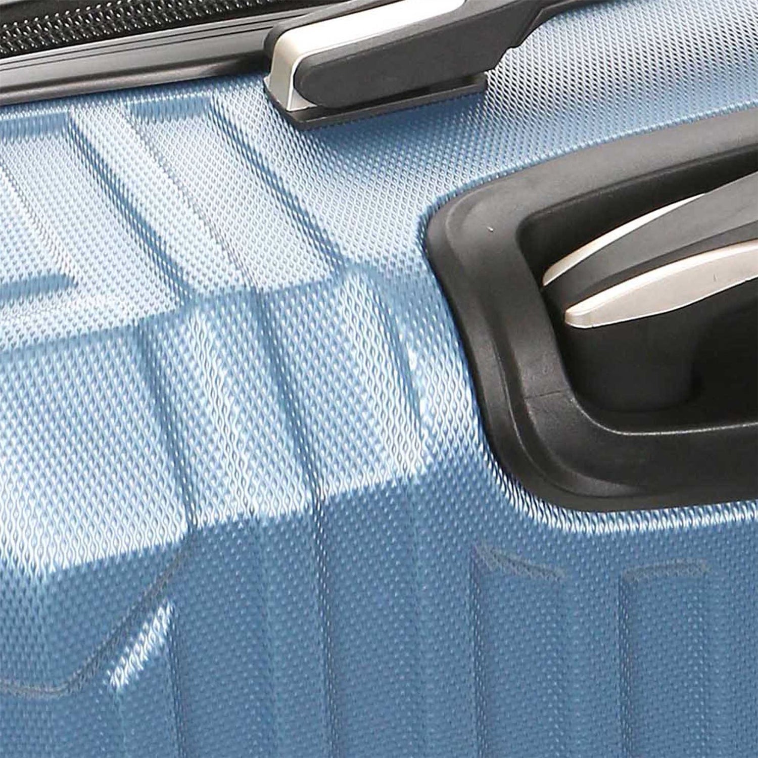Corowa Large Hard Shell Suitcase in Blue