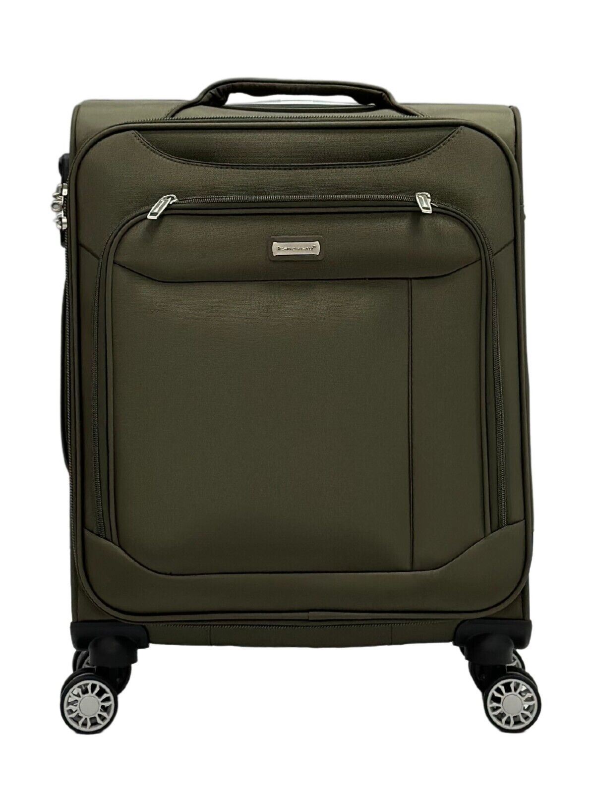 Lightweight Suitcase  4 Wheel Luggage Travel Cabin TSA Soft Bag