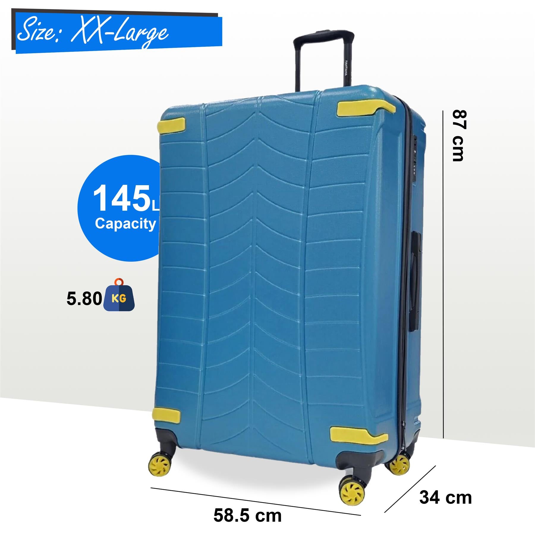 Hard Shell Luggage Travel Suitcase Set