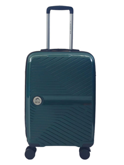 Abbeville Cabin Hard Shell Suitcase in Green