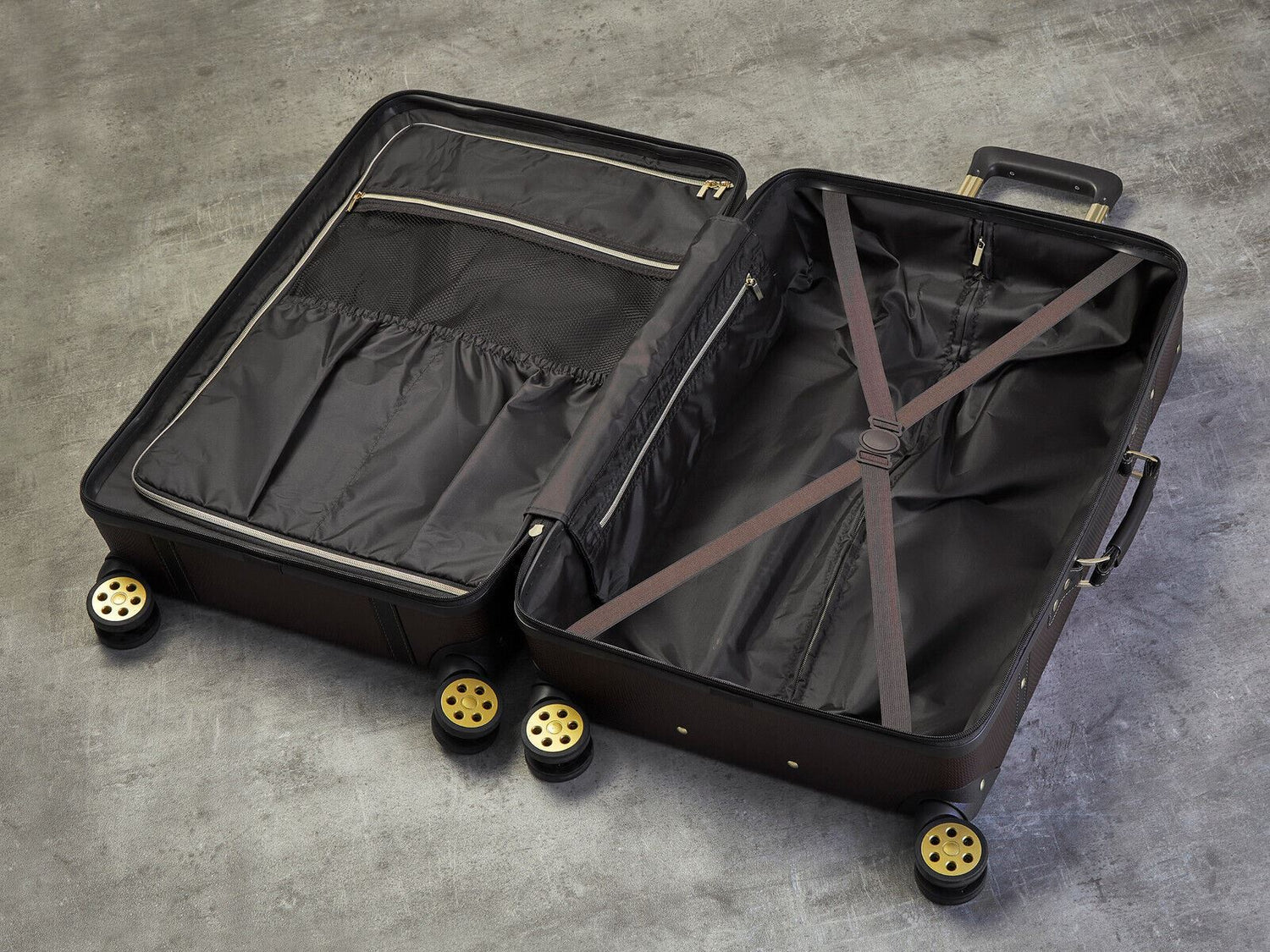 Alexandria Cabin Hard Shell Suitcase in Burgundy