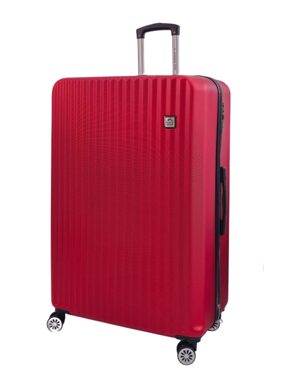 Albertville Extra Large Hard Shell Suitcase in Burgundy