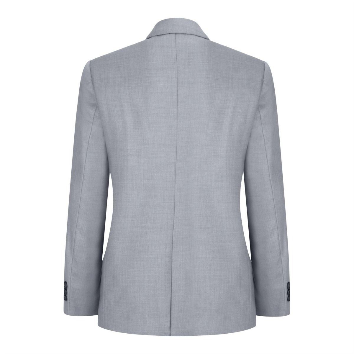 Boys 3 Piece Light Grey Classic Retro Suit