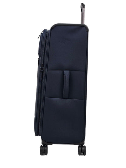 Blountsville Large Soft Shell Suitcase in Navy