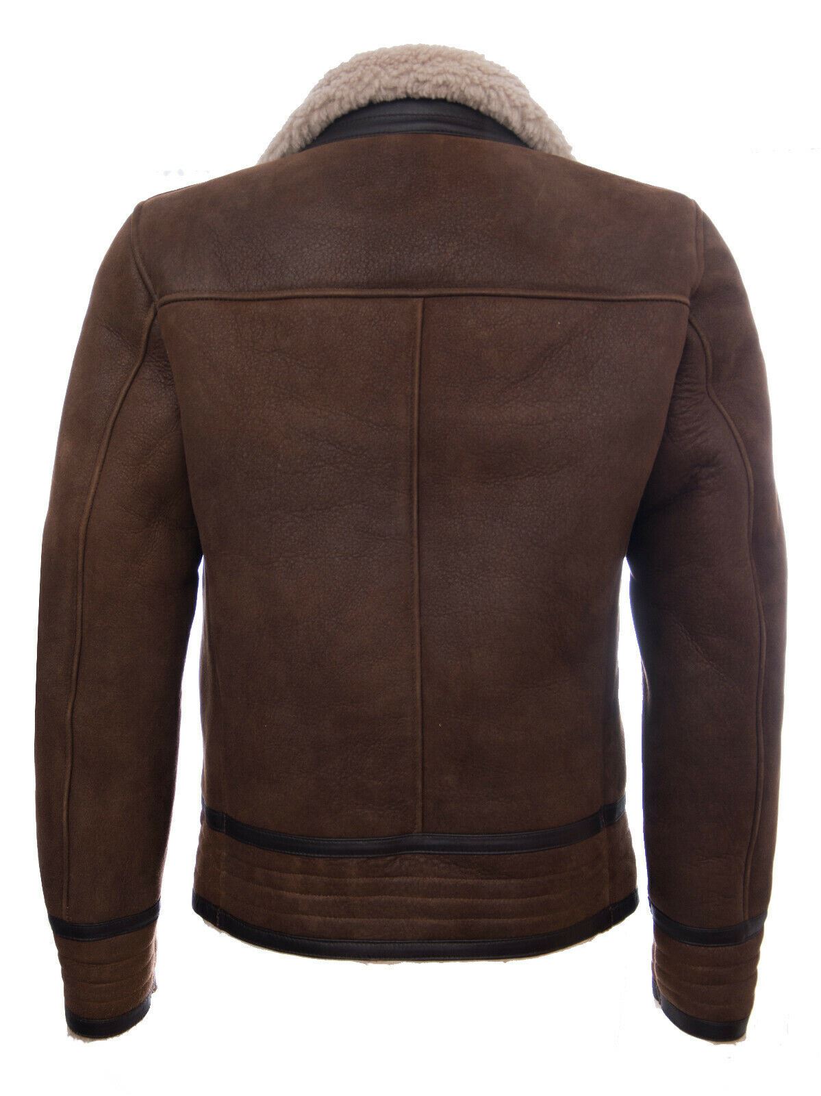 Mens Rero Sheepskin Leather Biker Jacket-Helmsley - Upperclass Fashions 