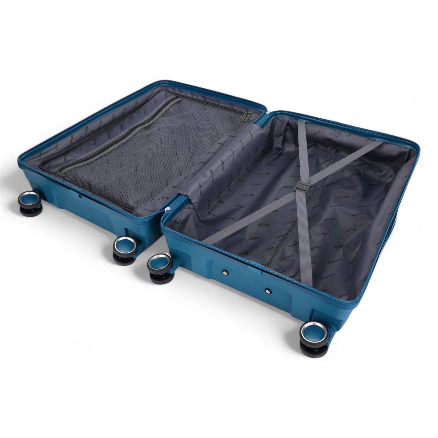 Burnaby Set of 3 Hard Shell Suitcase in Teal Blue