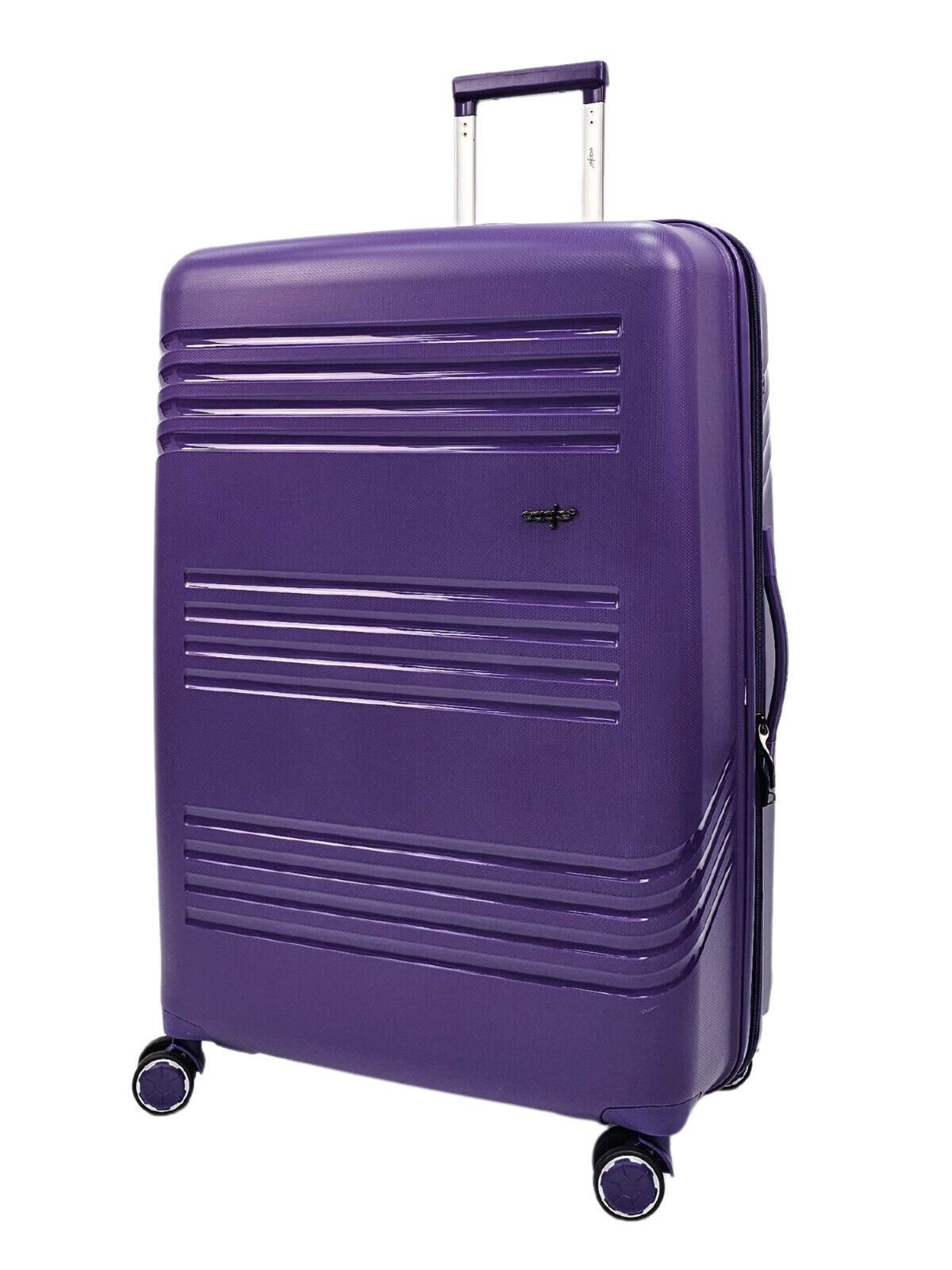 Brookwood Large Hard Shell Suitcase in Purple