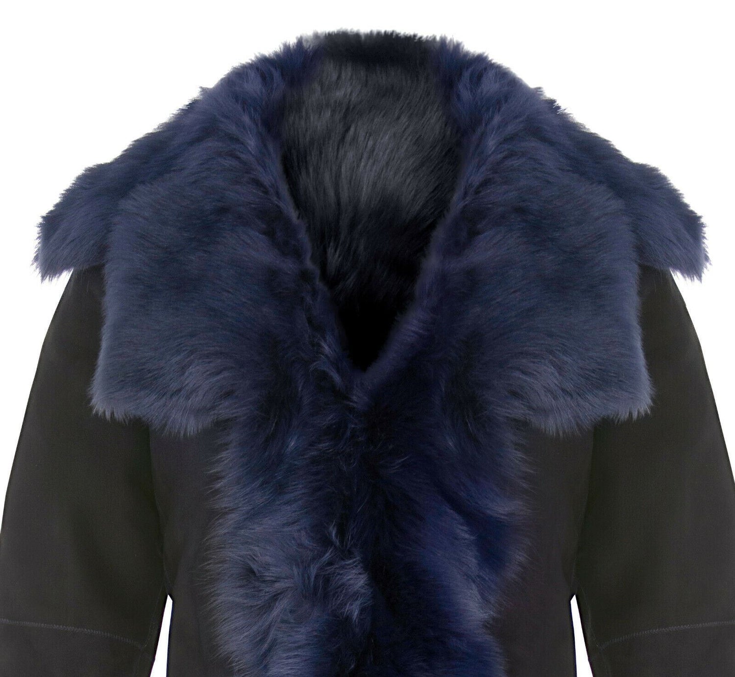 Womens Suede Toscana Sheepskin Trench Coat-Rochester