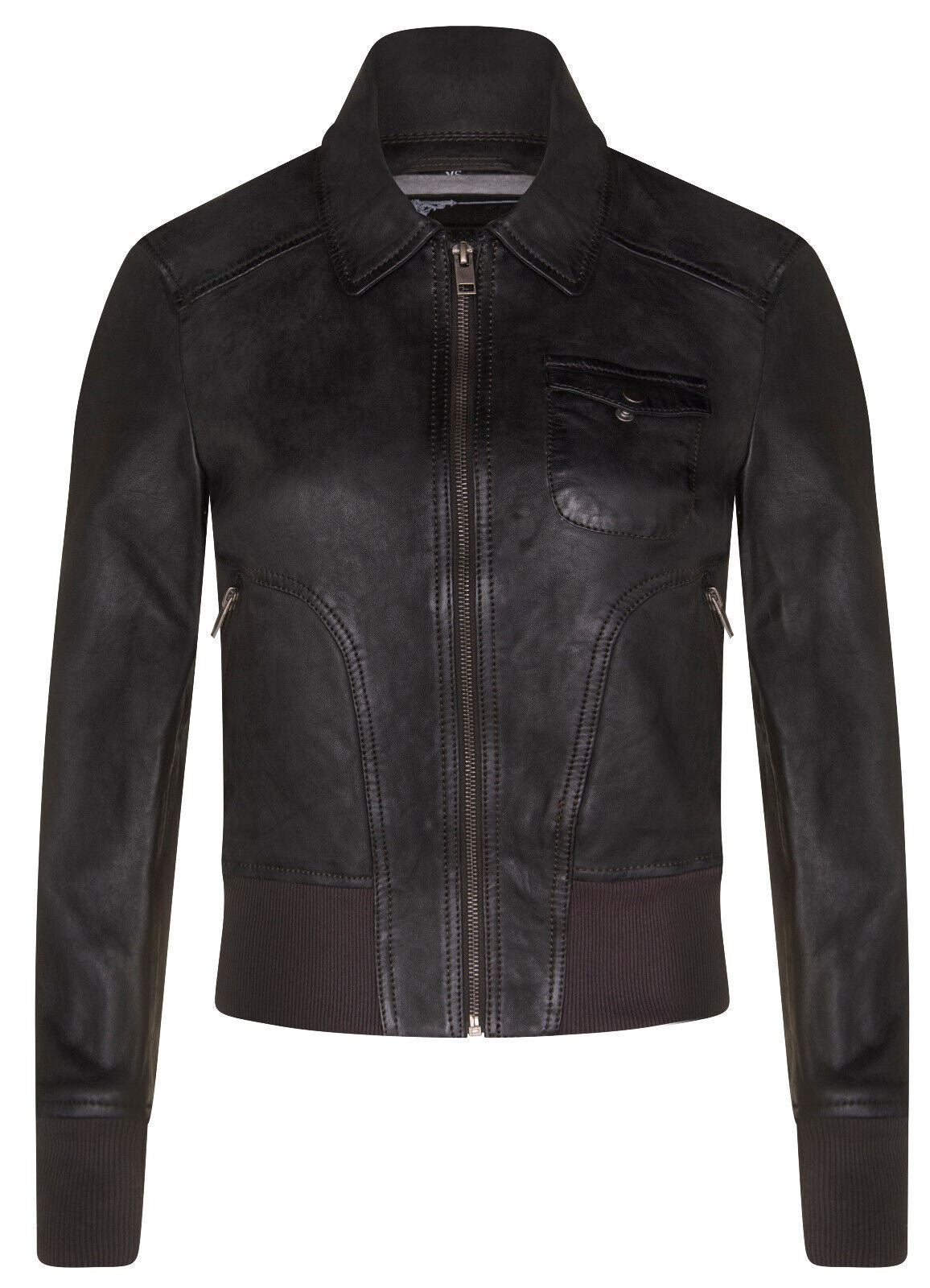 Womens  MA-1 Varsity Bomber Jacket-Modbury