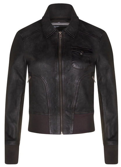 Womens  MA-1 Varsity Bomber Jacket-Modbury