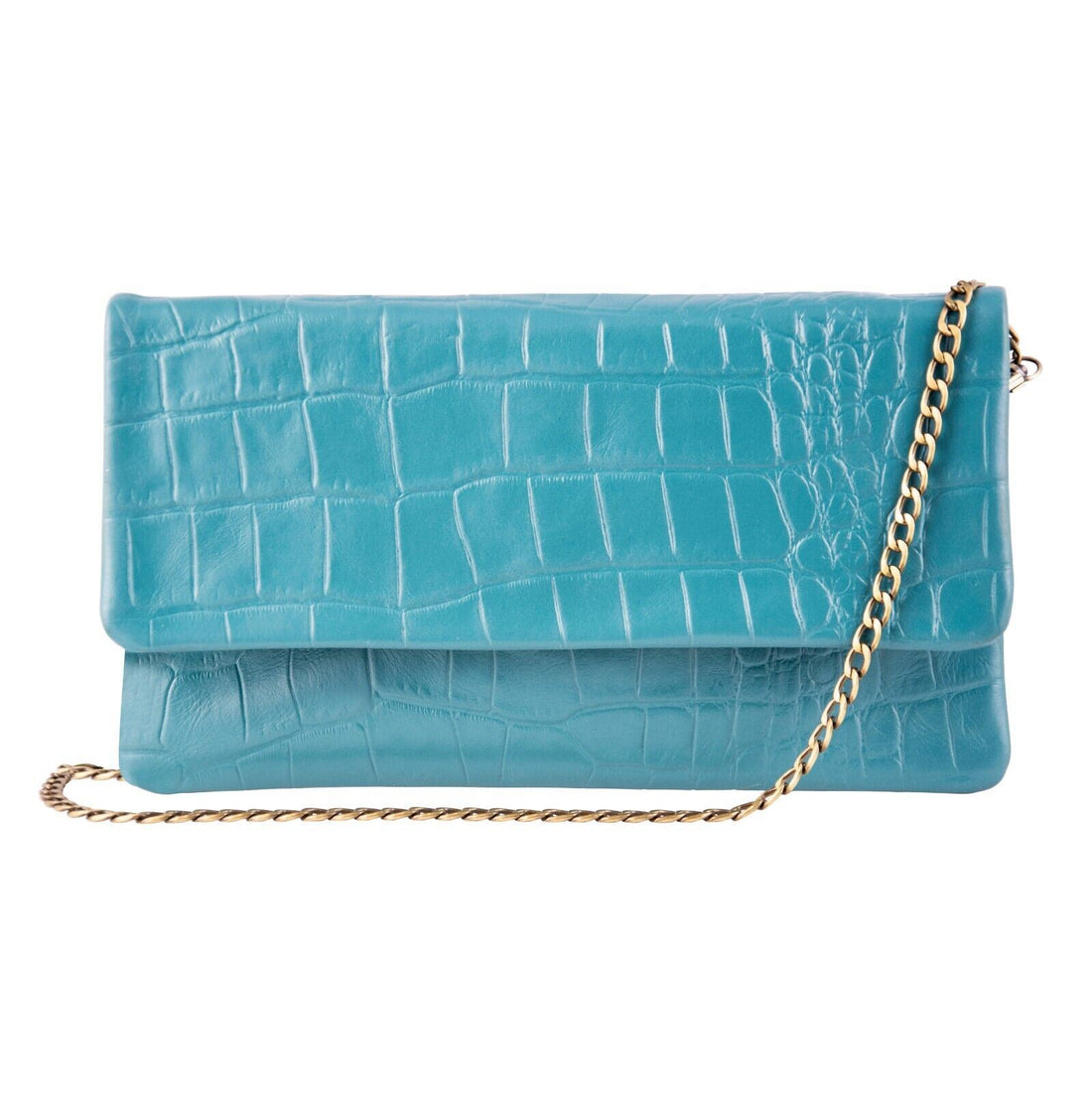 Womens Leather Clutch Cross Body Shoulder Printed Cowhide Bag - Upperclass Fashions