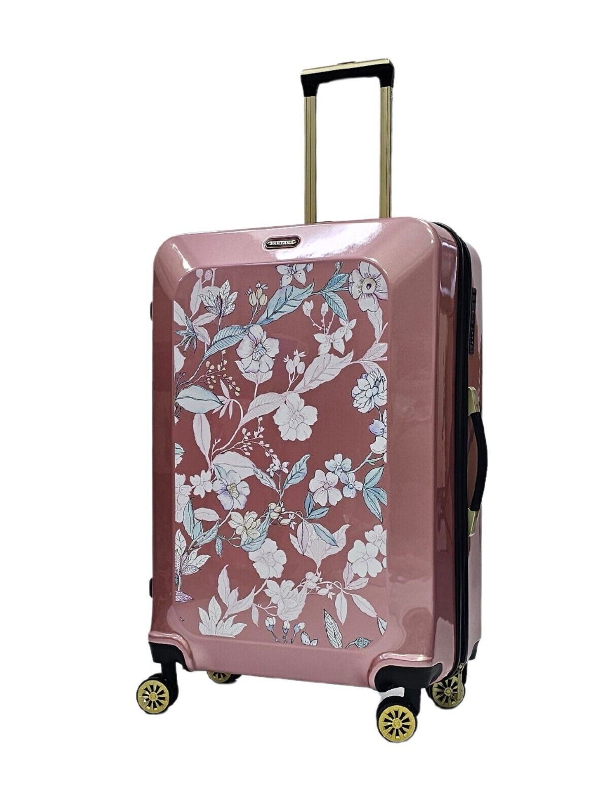 Hard Shell Flower Print Suitcase Luggage Set