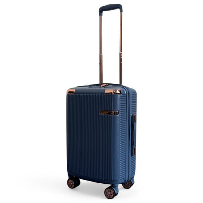 Cowra Cabin Hard Shell Suitcase in Navy Blue