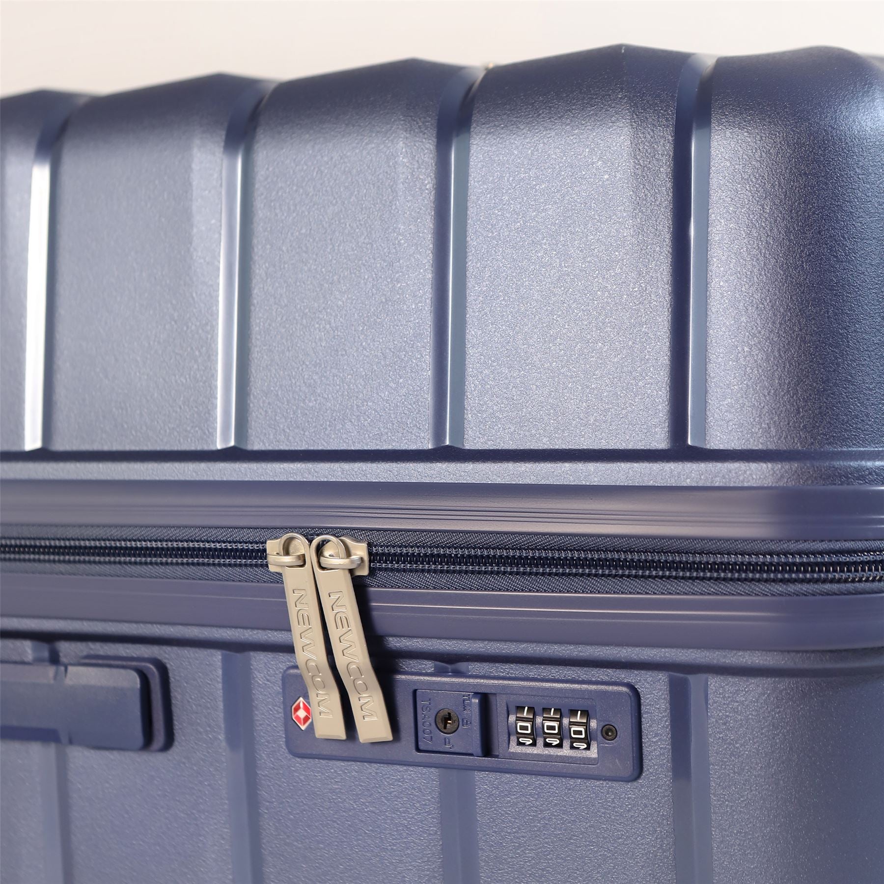 Forster Large Hard Shell TSA Suitcase in Blue