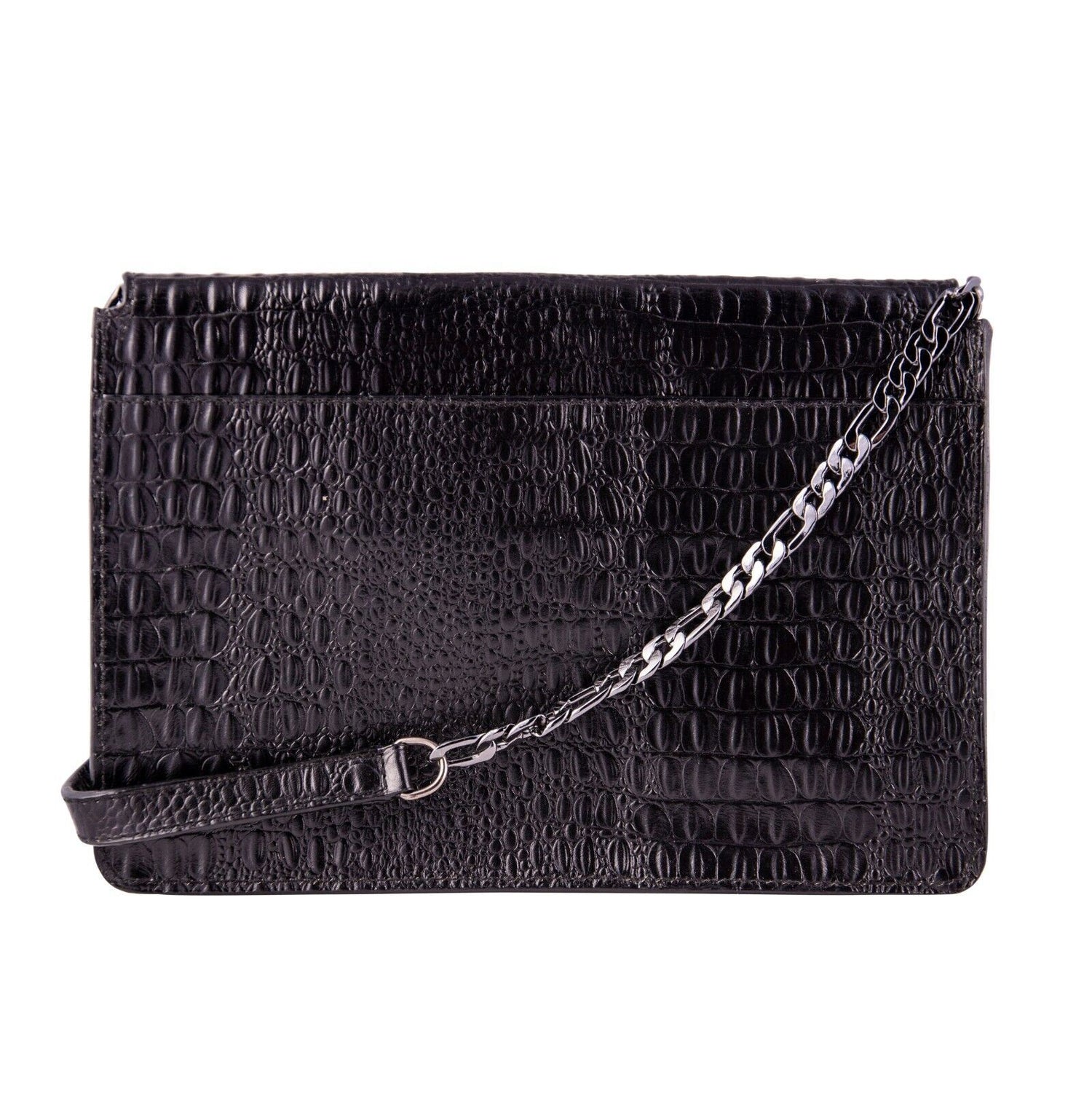 Womens Leather Clutch Cross Body Shoulder Printed Cowhide Bag