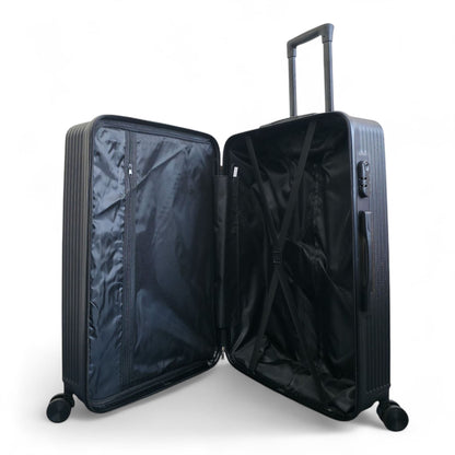 Junee Set of 3 Hard Shell Suitcase in Black
