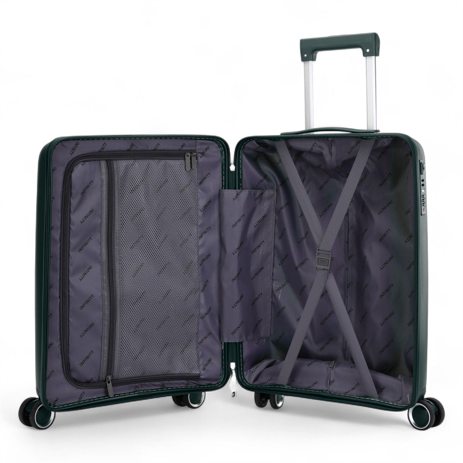 Burnaby Cabin Hard Shell Suitcase in Green